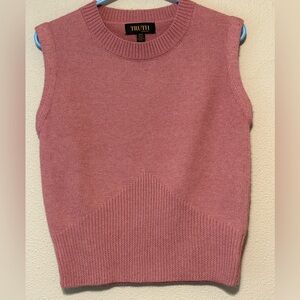 Truth Women's Pink Crew Neck Sweater